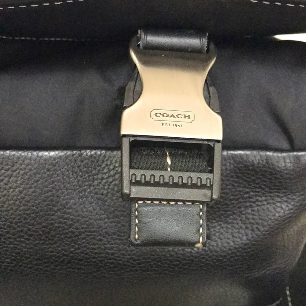 Coach Unisex Messenger Bag Black